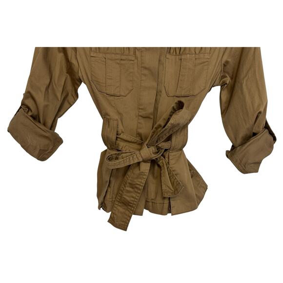 NWT Set of 2 Vintage Y2K Old Navy Cargo Jacket Tan & Brown Size XS - Picture 9 of 14